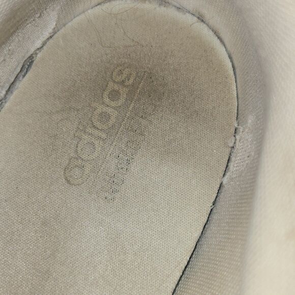 Adidas Cloudfoam Advantage Womens Size 11 White Leather Pearl/Rose Gold DA9524 - Picture 7 of 12